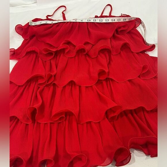Sincerily Jules tiered ruffle dress 20’s flapper style size M - Picture 3 of 8